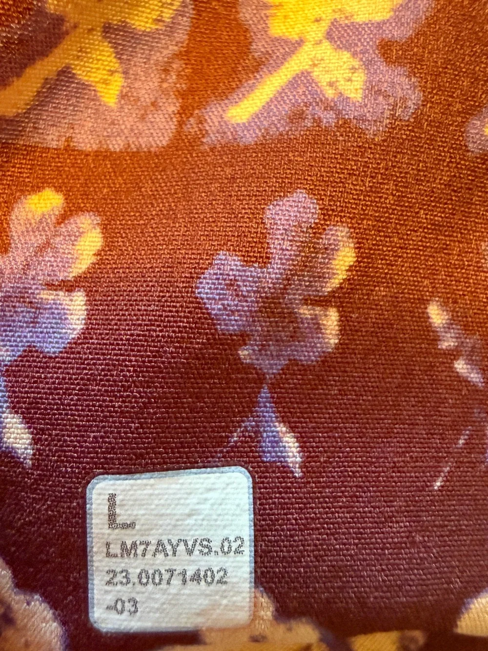 Men’s Lululemon Maroon Patterned Elastic-Waist swim trunks